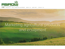 Tablet Screenshot of agrow.com.au